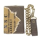 Halo Brown Chain Wallet HW015K