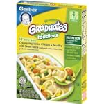 Gerber Graduates Lil' Entrees, Creamy Vegetables, Chicken & Noodles, 5.5-Ounce Boxes (Pack of 12)