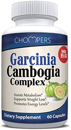 Garcinia Cambogia 95% HCA Power Extract Complex for Weight Loss, Energy and Wellness Support, 60 Veggie Caps