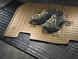 Honda Odyssey All Weather All Season Black Rubber Floor Mats - fits model years 2005 2006 2007 2008 2009 and 2010 - Complete set includes front and rear and third (3rd) row mats