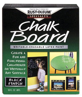 Rustoleum Specialty Chalkboard Paint- Black