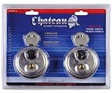 UPC 184255000012 product image for Padlock Keyed Alike Chateau C970 Round Padlock with Shielded Shackle, 2-3/4-inch | upcitemdb.com