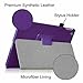 Fintie Case for iPad Air 2 - Premium Vegan Leather Slim Fit Folio Case Smart Stand Protective Cover Auto Sleep/Wake Feature for iPad Air 2 2014 Model, Violet
