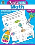 Cut & Paste Math: Grades 1-3 (Cut and Paste)