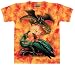 The Mountain Duel Dragons Fantasy Tee T-shirt Adult