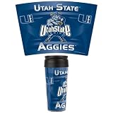 Utah State Aggies Official 16oz Capacity NCAA Travel Mug
