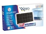 Wpro Antibakterieller Aktivkohlefilter Typ 150 rechteckig universal FAT150