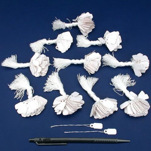 1000 String Price Tags Jewelry Clothing Sale Display Tag