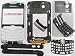 --verizon silver original blackberry 8330 curve complete housing plus tool kit