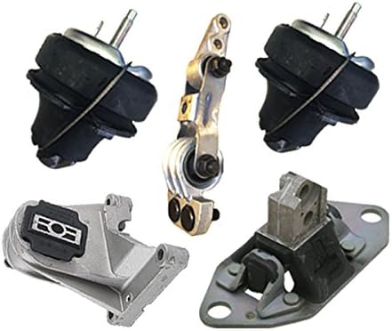 MaxBene Fits: 2001-2007 Volvo S80 V70 XC90 2.3/2.4/2.5L Engine Motor Mount Set 5 PCS A4001, A4038, A7084, 9244, 9244