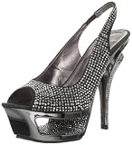 Pleaser Womens Deluxe-654RS/DGYS Slingback Sandal Sandals