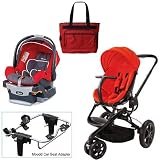 Quinny Red Envy Moodd Diaper Bag