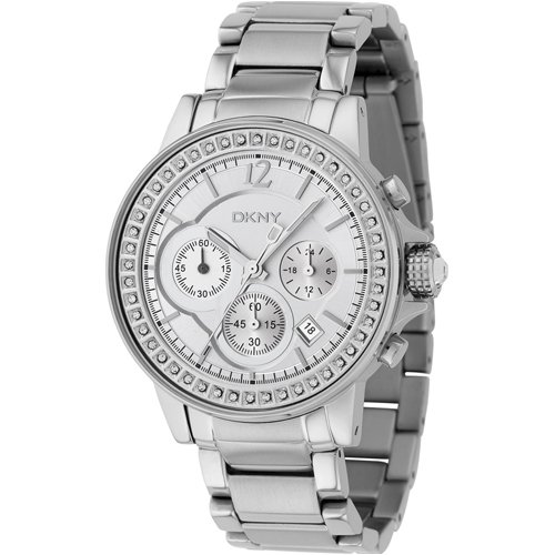 DKNY Chronograph Silver-tone Steel Bracelet And Dial Women's Watch #NY4690