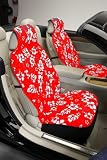 Red Sideless Microfiber Maui Seat Covers