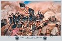 Art Poster, First at Vicksburg - 27.5 x 18.75