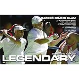 Legendary Andre Agassi Career Grand Slam Poster