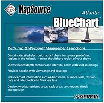 MapSource BlueChart Atlantic CD