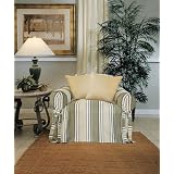 Classic Slipcovers Printed Classic Stripe Canvas Chair Slipcover