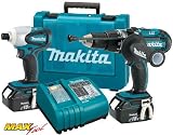 Makita LXT202 18-Volt Hammer Drill & Impact Driver Lithium-Ion Combo Kit
