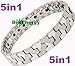 Titanium Magnetic Energy Germanium Armband Power Bracelet Health Bio 5in1 Bio 307