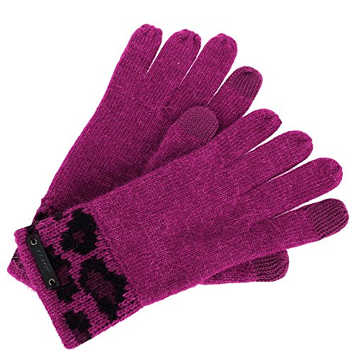 [コーチ] COACH アパレル(手袋) F86022 クランベリー オセロット ニット スマホ タッチ グローブ レディース [アウトレット品] [ブランド] [並行輸入品]