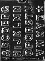 ALPHABET (A-Z) Letters & Numbers Candy Mold Chocolate