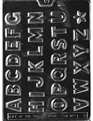 Buy ALPHABET (A-Z) Letters & Numbers Candy Mold Chocolate by CybrTrayd