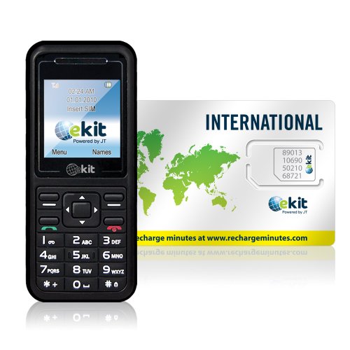 Telestial Kit V520 Dual-band Handset and Passport Lite International SIM with $5.00 Credit