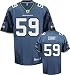 Aaron Curry Youth Jersey: Reebok Blue Replica #59 Seattle Seahawks Jersey - Large (14-16)