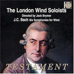Johann Christian Bach: Six Symphonies for Wind
