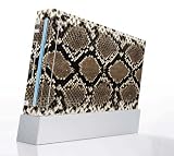 Snake Skin Decorative Protector Skin Decal Sticker for Nintendo Wii Console