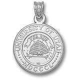 University of Utah Seal Pendant (Silver)