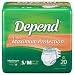 Depend Fitted Maximum Protection Briefs Size Small/Medium Pk/20