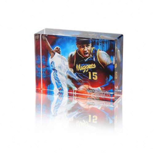 Carmelo Anthony Denver Nuggets Crystal Block
