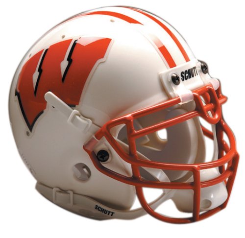Schutt Collectible Mini Football Helmet (Wisconsin)