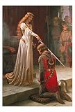 The Accolade by Edmund Blair Leighton poster print,15.2 in. x 22.2 in.