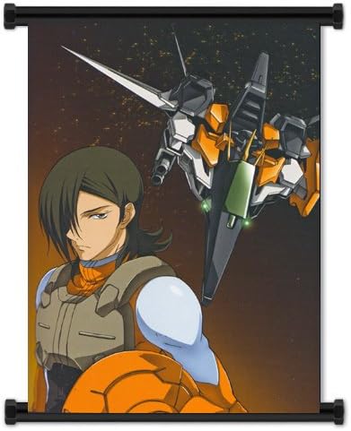 Mobile Suit Gundam 00 Allelujah Haptism Anime Fabric Wall Scroll Poster (16"x22") Inches