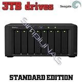 Synology DS1812+ 6TB (2 x 3TB) Integrated with Seagate Barracuda Standard Drives