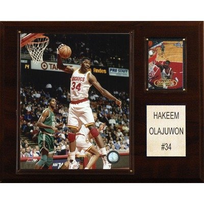 NBA Houston Rockets Hakeem Olajuwon Photo Player Plaque