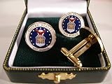 U.S. Air Force Ball Marker Cuff Links with Stem Ball Marker