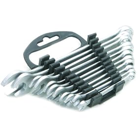 Rolson Tools 46427 11pc Combination Spanner wrench set