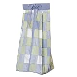 Trend Lab Blooming Baby Growth Chart Receiving Blanket in Paisley Stripe Frame