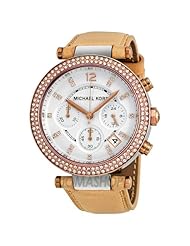 Michael Kors Womens MK5633 Parker Tan Watch
