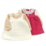 Lily ivory(リリー アイボリー) ワンピース (80～130cm) キムラタンの子供服 (71157x71457-164) オフホワイト 95