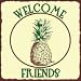 Welcome Pineapple Sign, Size: 12