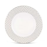 Lenox Grand Central Bone China Platinum Banded 9 Accent Plate