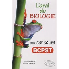 L'oral de biologie aux concours BCPST