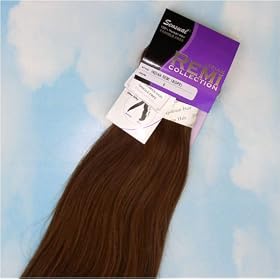 INDIAN REMY HUMAN HAIR EXTENSION WEAVE 18″ COLOR 6 MED BROWN