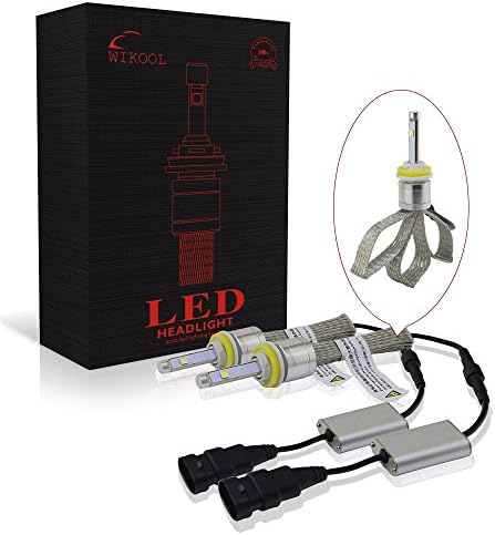 WIKOOL LED Headlight Super Slim All-in-One CREE LED Bulbs 9012 Conversion Kit 6000K 40W 4800LM