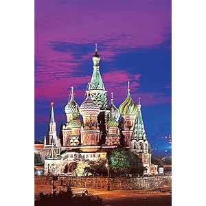 St. Basil's Cathedral, Moscow 1000 Piece Glow-in-the-Dark Puzzle